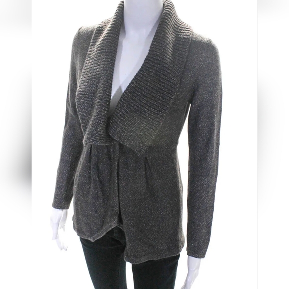 Classiques Entier Grey Wool One Button Cardigan , XS, EUC - Picture 2 of 4